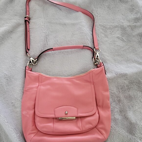 Blush (pink) Coach Hobo Handbag - Picture 1 of 3